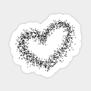 Dotted Heart Magnet