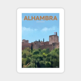 Alhambra Granada Magnet