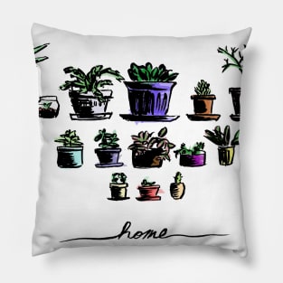 Home (color) Pillow