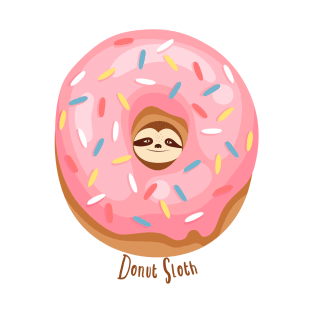 Donut Sloth T-Shirt