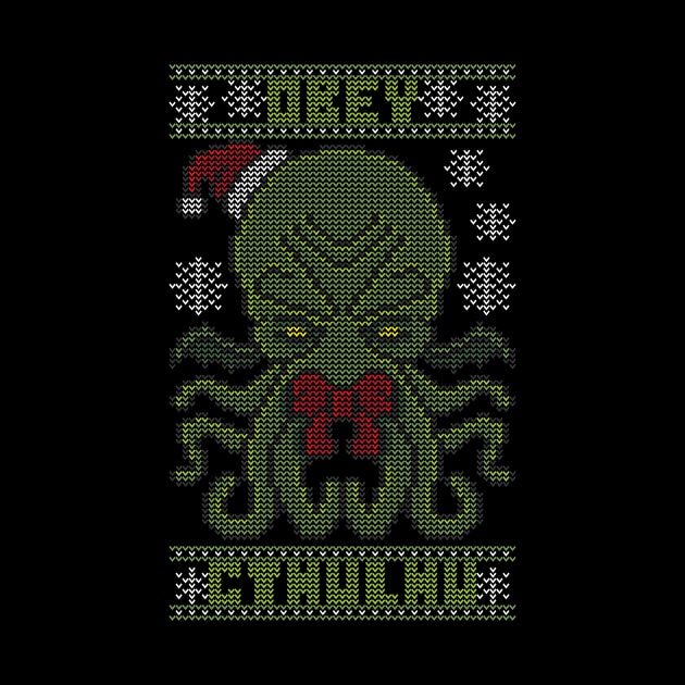 Obey Cthulhu Sweater by jrberger