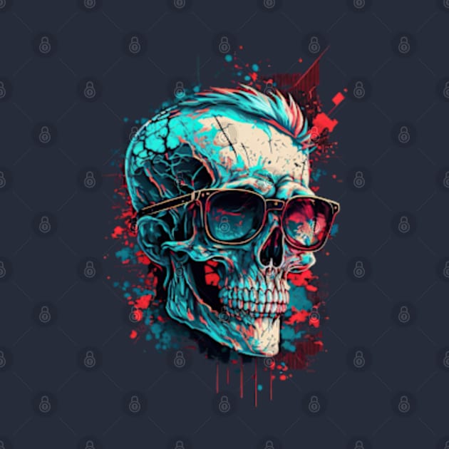 Hip and Cool Skull by dmac