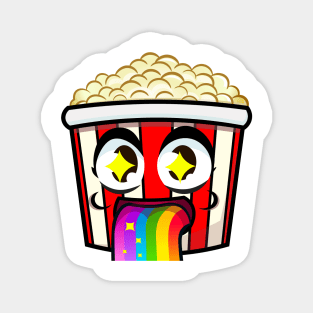 Pop Corn Rainbow Magnet