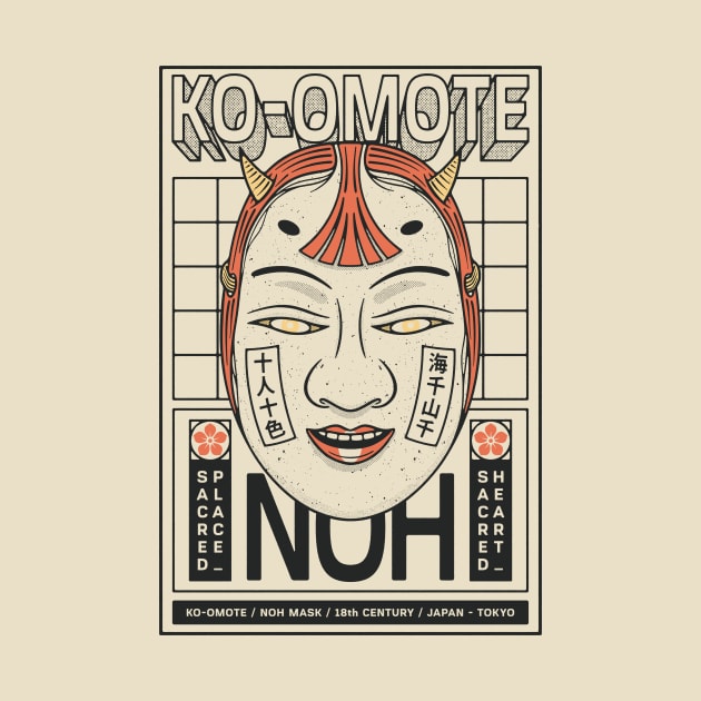 Noh Mask by RyanRagnini