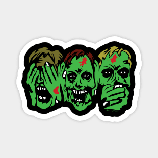 3 Zombies Magnet