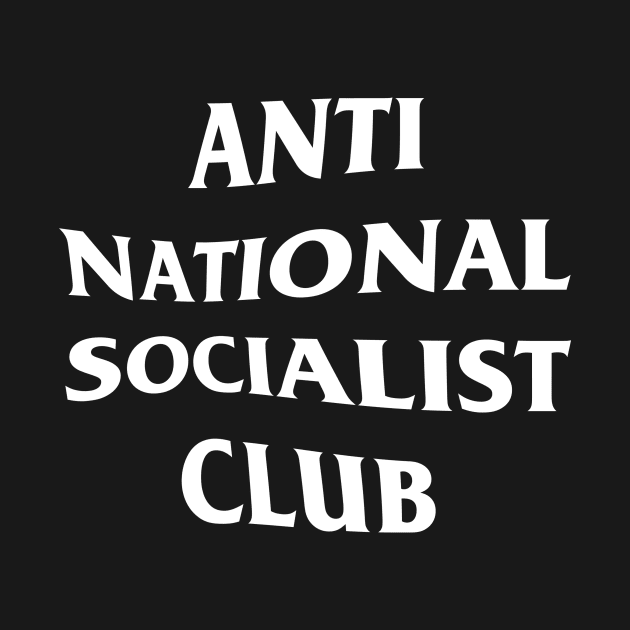 Anti Nazi Club (White) by Graograman