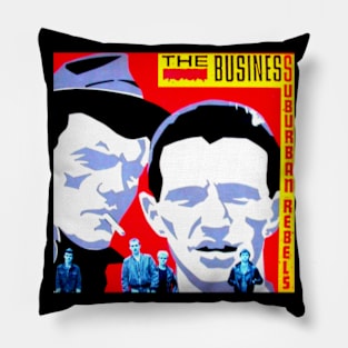 Suburban Rebels 1983 Punk Oi! Throwback Pillow