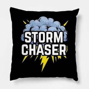 Storm Chaser Hurricane Tornado Meteorologist Weather Pillow