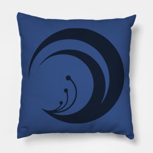 Lycoris Recoil Takina Inoue Blue Logo Pillow