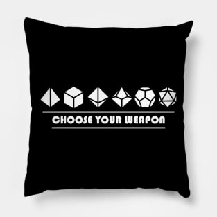 Choose Your Weapon Pillow