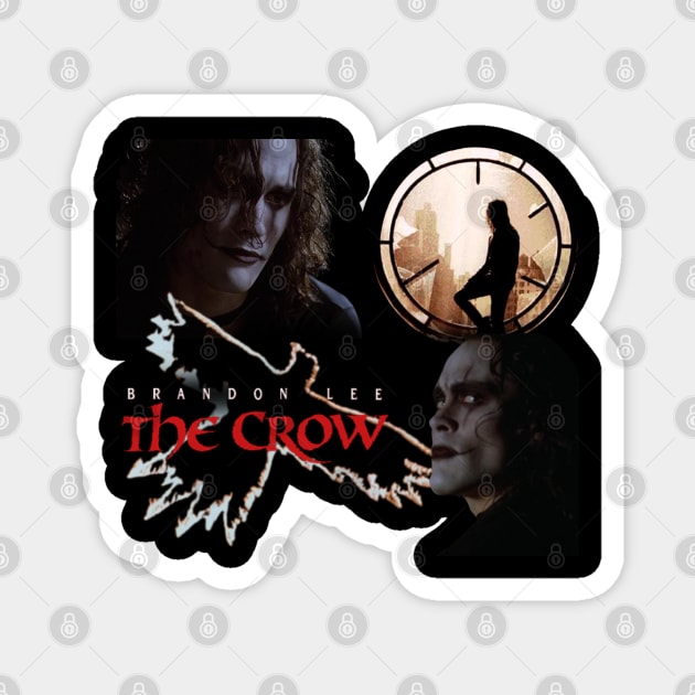 The Crow Brandon Lee Magnet by Kindly Wicked