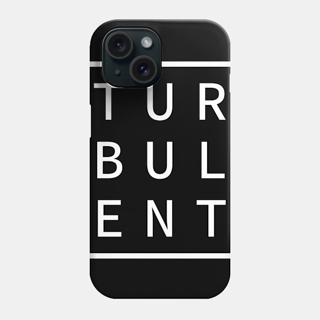 TURBULENT Define Me Word Simple Classic Square Box Phone Case by porcodiseno