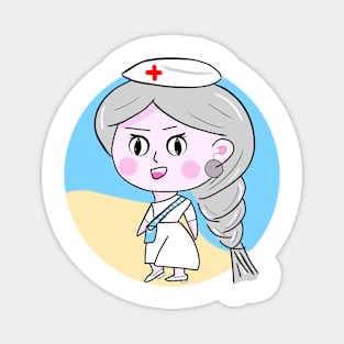 Joyful Healing Stroll Doctor. Magnet