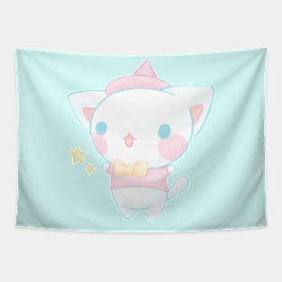 Cute magic cat - Kawaii aesthetic Tapestry