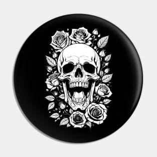 Death and Roses Pin