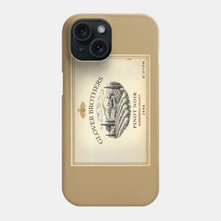 Glover Brothers Wine Label Phone Case