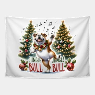 Bulldog Jingle Bull Tapestry