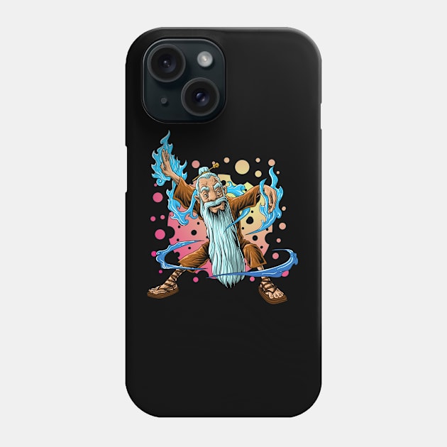 Old warrior with long beard Phone Case by Mako Design 