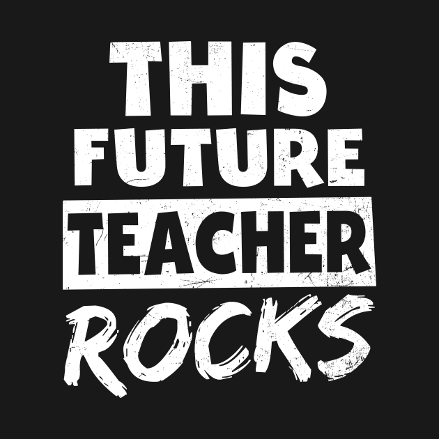 Future Teacher Shirt | This Teacher Rocks Gift by Gawkclothing