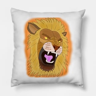 howler lion Pillow