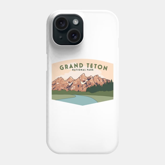 Grand Teton National Park Phone Case by smalltownnc