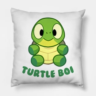 Turtle Boy Pillow