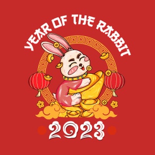 Lion Dance Zodiac Chinese New Year 2023 - Year Of The Rabbit T-Shirt