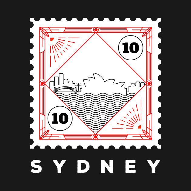 Sydney Stamp Design by kursatunsal