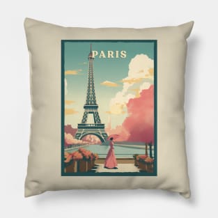 Paris, France Pillow