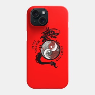 im not your girl,  im red ajah Phone Case