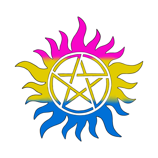 Pansexual Anti Possession Symbol by KayWinchester92