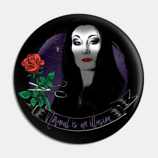 Goth Queens - Morticia Addams Pin