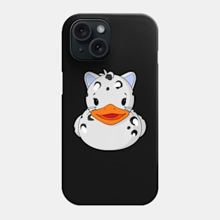 Snow Leopard Rubber Duck Phone Case