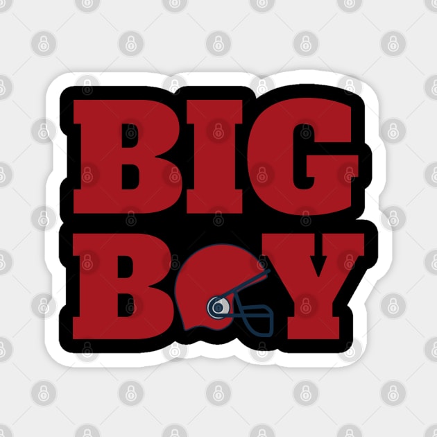 BIG BOY FOOTBALL Magnet by Swagmart