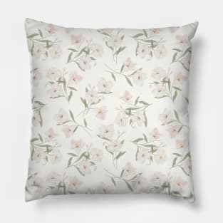 Soft tone floral clusters Pillow