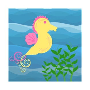 Swimming seahorse T-Shirt