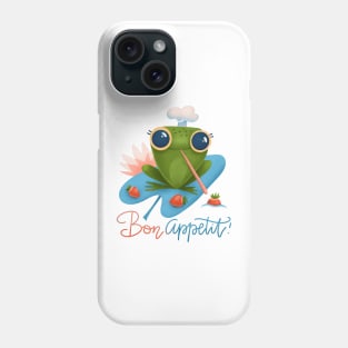 Cute Frog Hold Strawberries Phone Case