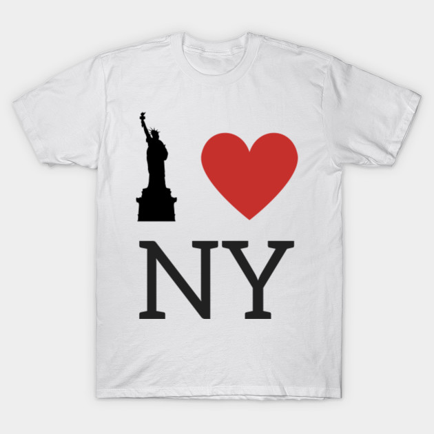 I Love Ny I Love New York T Shirt With Statue Of Liberty I
