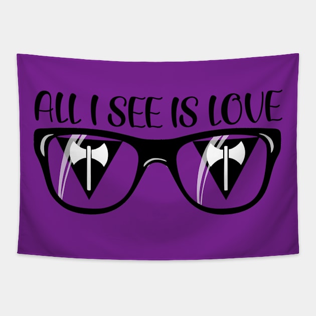 Lesbian Pride Sunglasses - Love Tapestry by Blood Moon Design