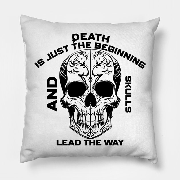 skull Pillow by AOAOCreation