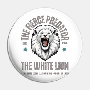 White Lion Pin