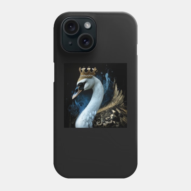 The Swan King Phone Case by HIghlandkings