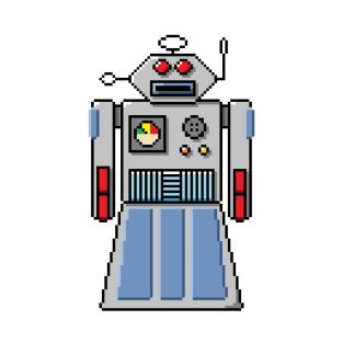 Pixel Robot 047 T-Shirt