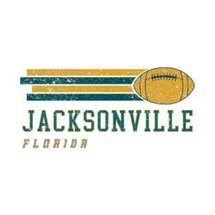 Jacksonville Football Retro Vintage T-Shirt