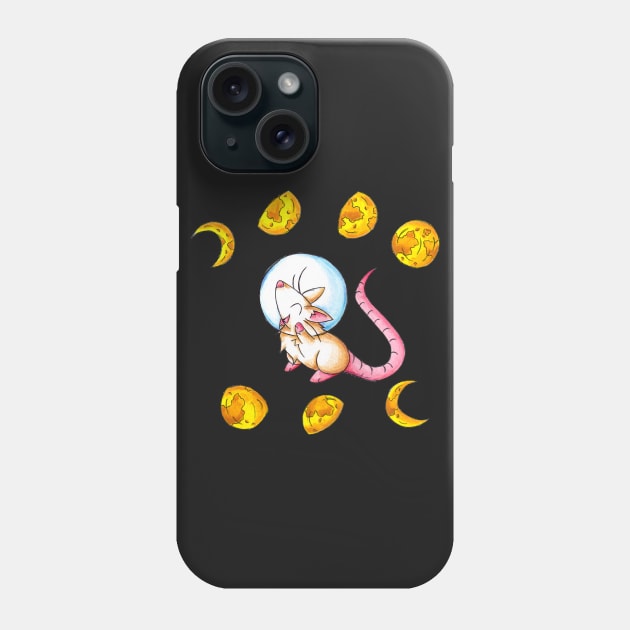 Lunar Cheese Dreams Phone Case by KristenOKeefeArt