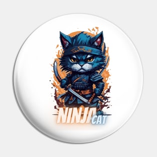 Ninja cat Pin