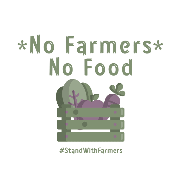 No Farmers No Food T-Shirts by BeeZeeBazaar