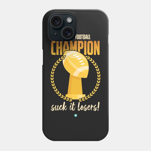 Fantasy Football Champion Trophy Gift Idea Phone Case by woormle