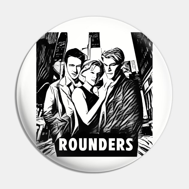 Rounders Pin by RetroScribbles