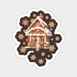 Christmas Gingerbread House Magnet